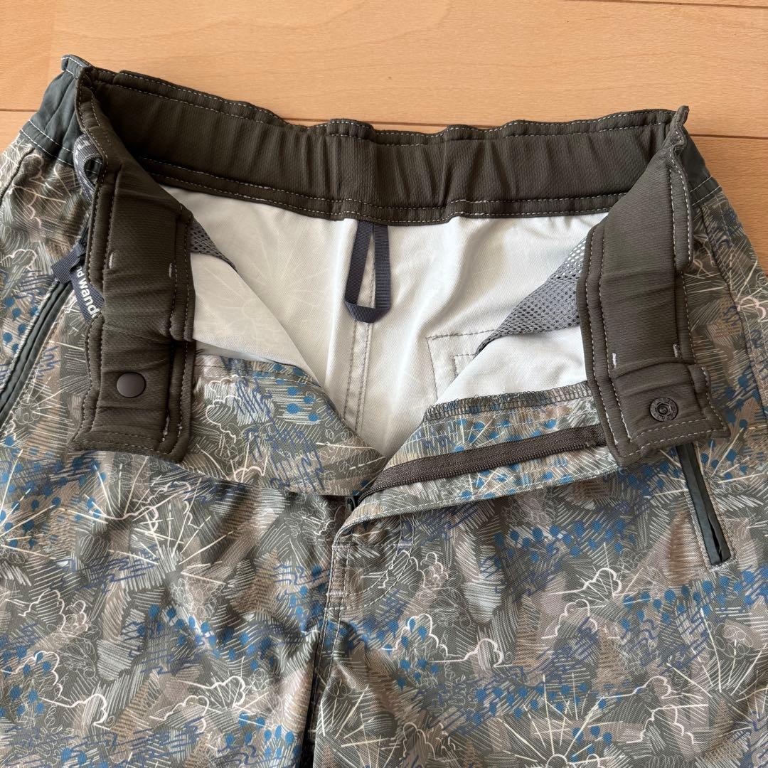 and wander アンドワンダー ショットパンツ＋帽子　２点セット　日本製