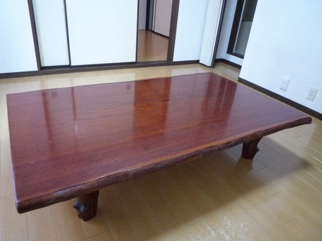 花梨一枚板座卓