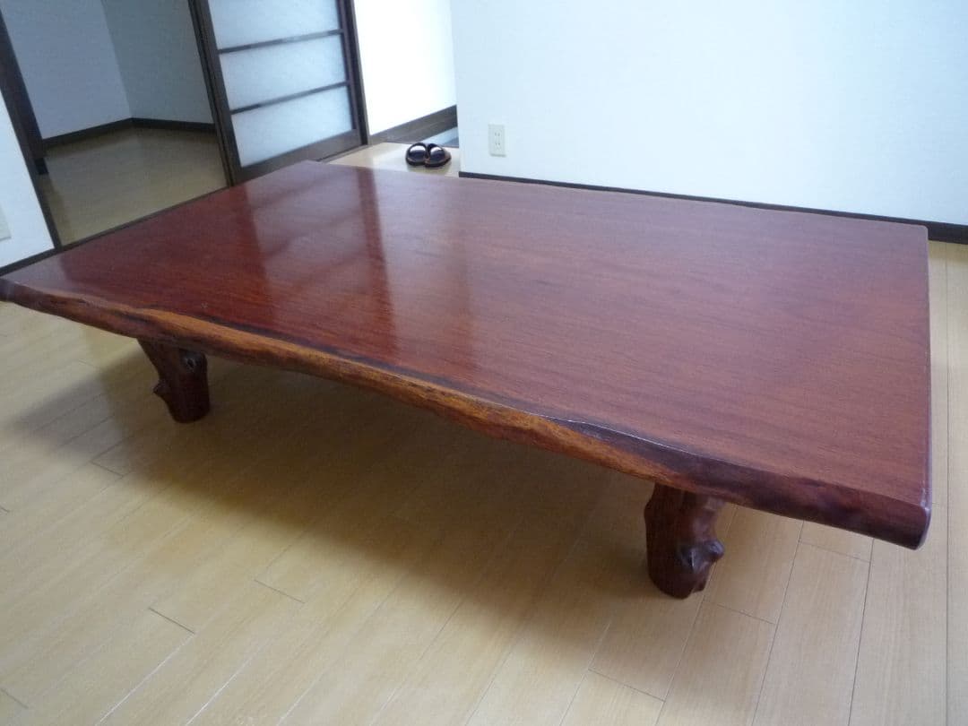 花梨一枚板座卓