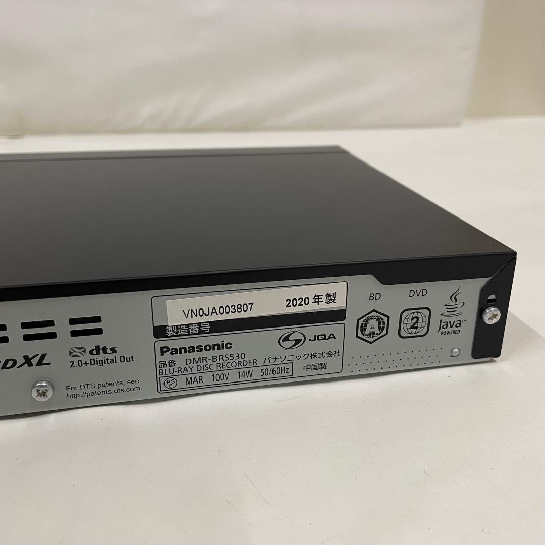 Panasonic ブルーレイディスクレコーダー DMR-BRS530 20年製