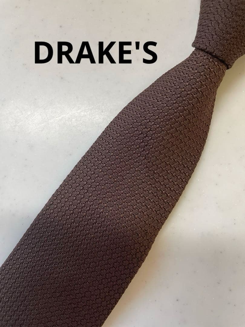 【DRAKE'S】ドレイクス 英国製ネクタイ