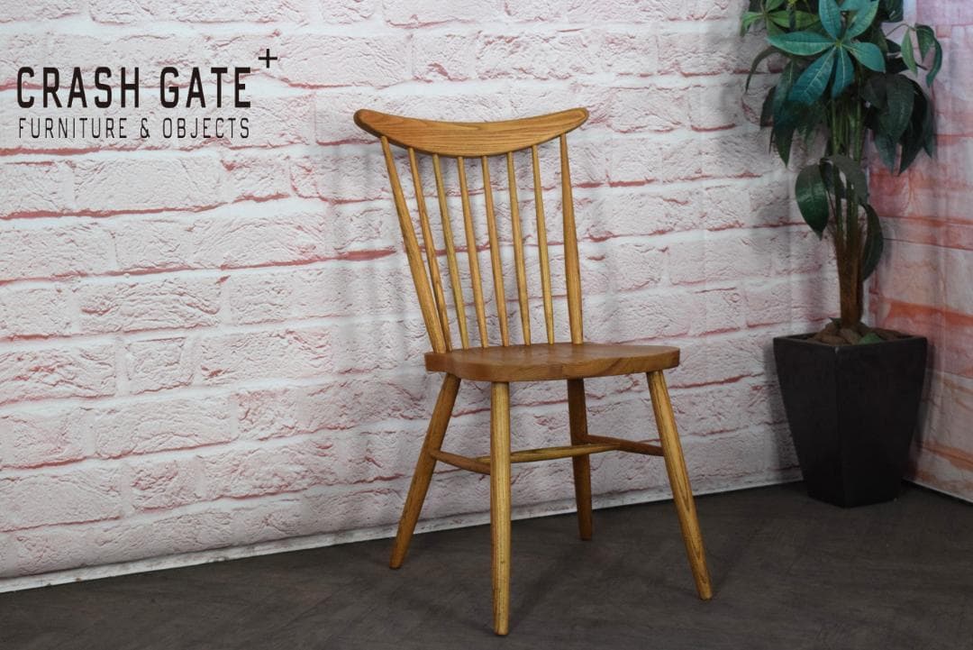 クラッシュゲート ノットアンティークス コール2 チェア ライトブラウン　D