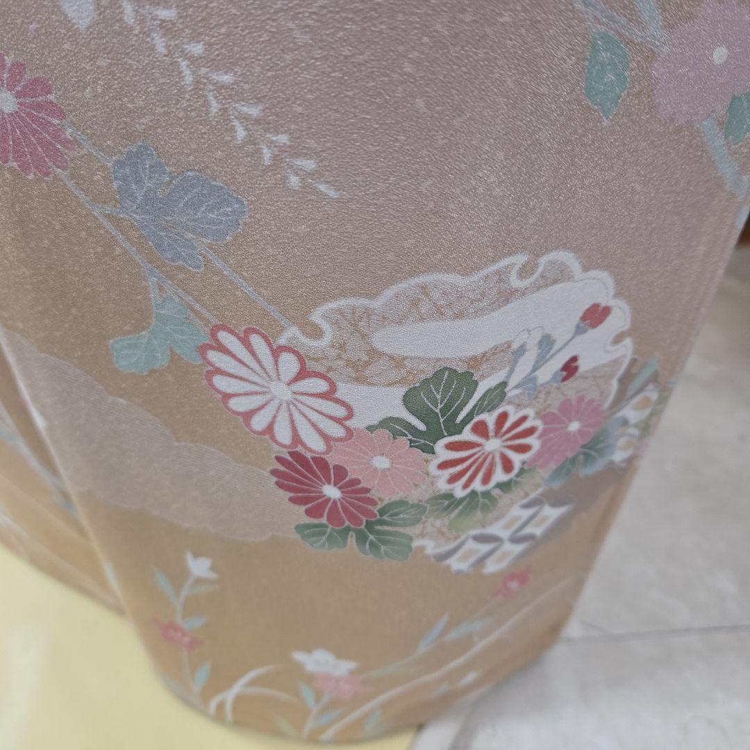 訪問着 4点フルセット、着物、袋帯、帯締め、帯揚げ