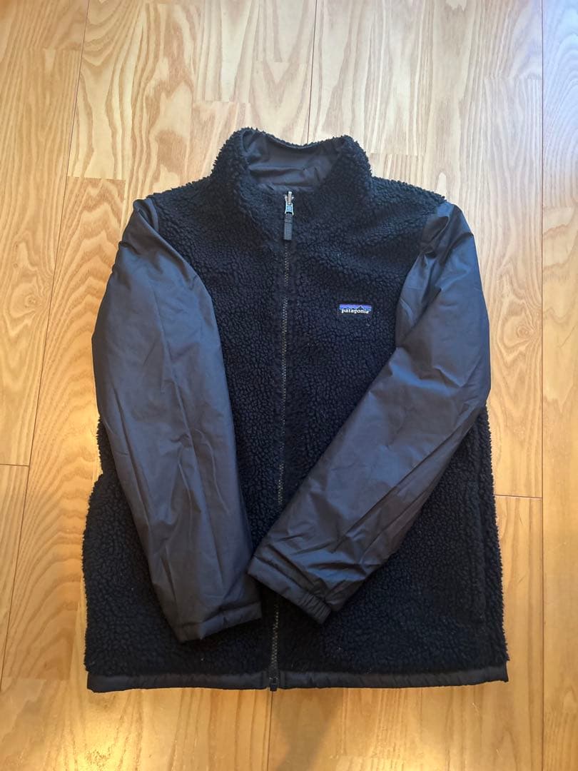 patagonia フォーインワン•エブリデージャケットキッズ L 黒