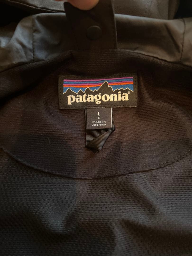 patagonia フォーインワン•エブリデージャケットキッズ L 黒