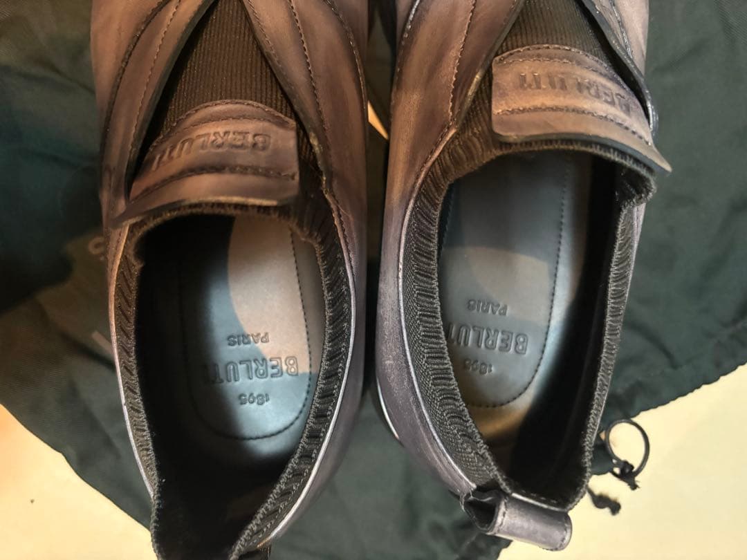 週末限定セールベルルッティ　ファストトラック スリッポン