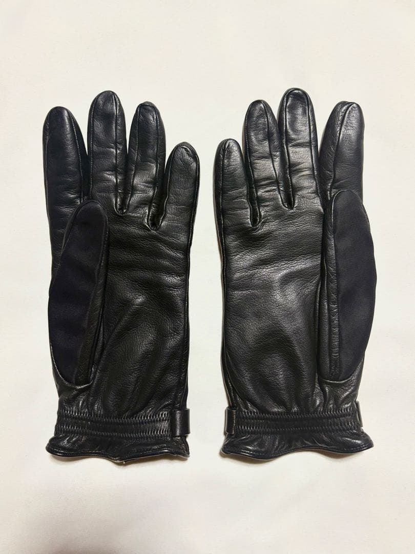 プラダ レザーナイロングローブ ブラック サイズ7.5