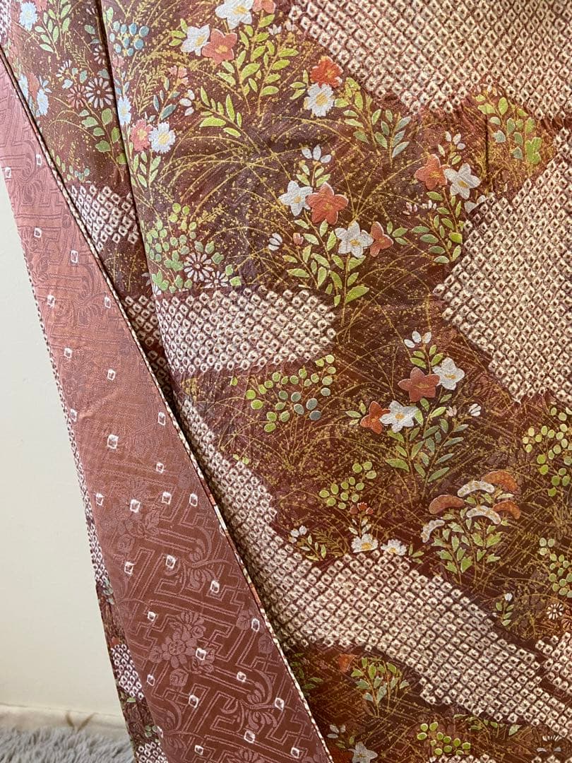 im☆様 正絹　絞り　訪問着　袷