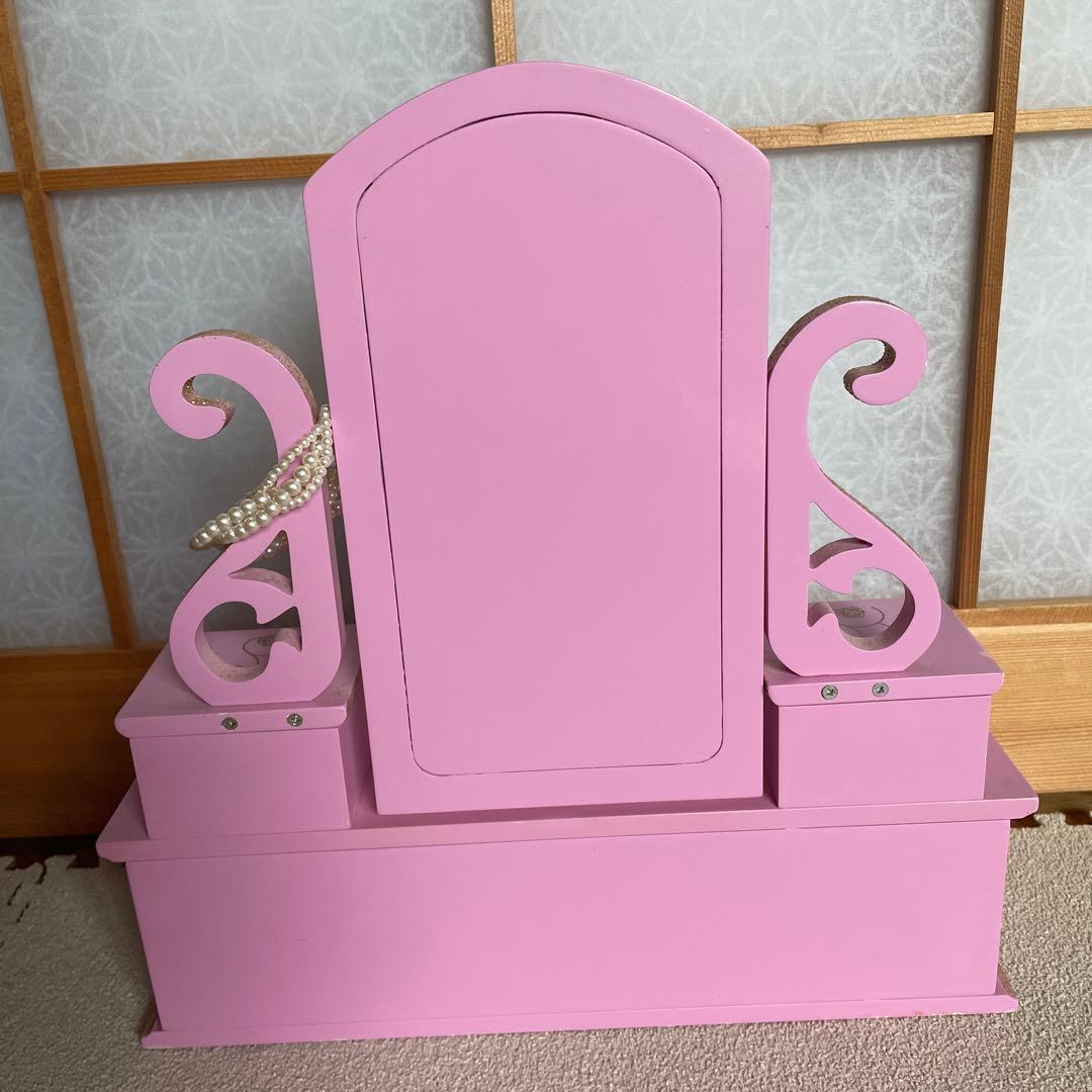 レア★ Hellokitty ドレッサー　キティピンクの鏡　姫 ドレッサー鏡台