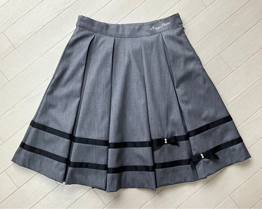 メゾピアノ M/150 卒服 フォーマル 後ろリボンジャケットスーツ セット