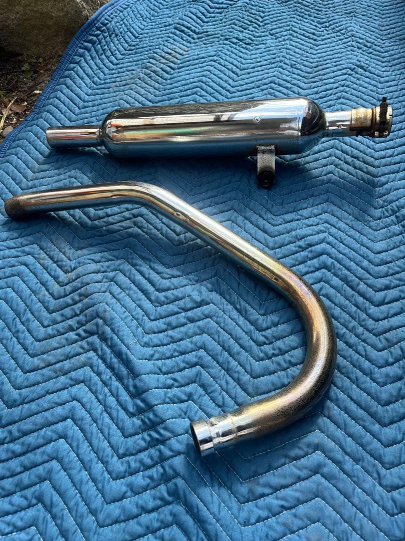 エストレヤ マフラー K297 カワサキ 純正 中古 バイク 部品 BJ250A