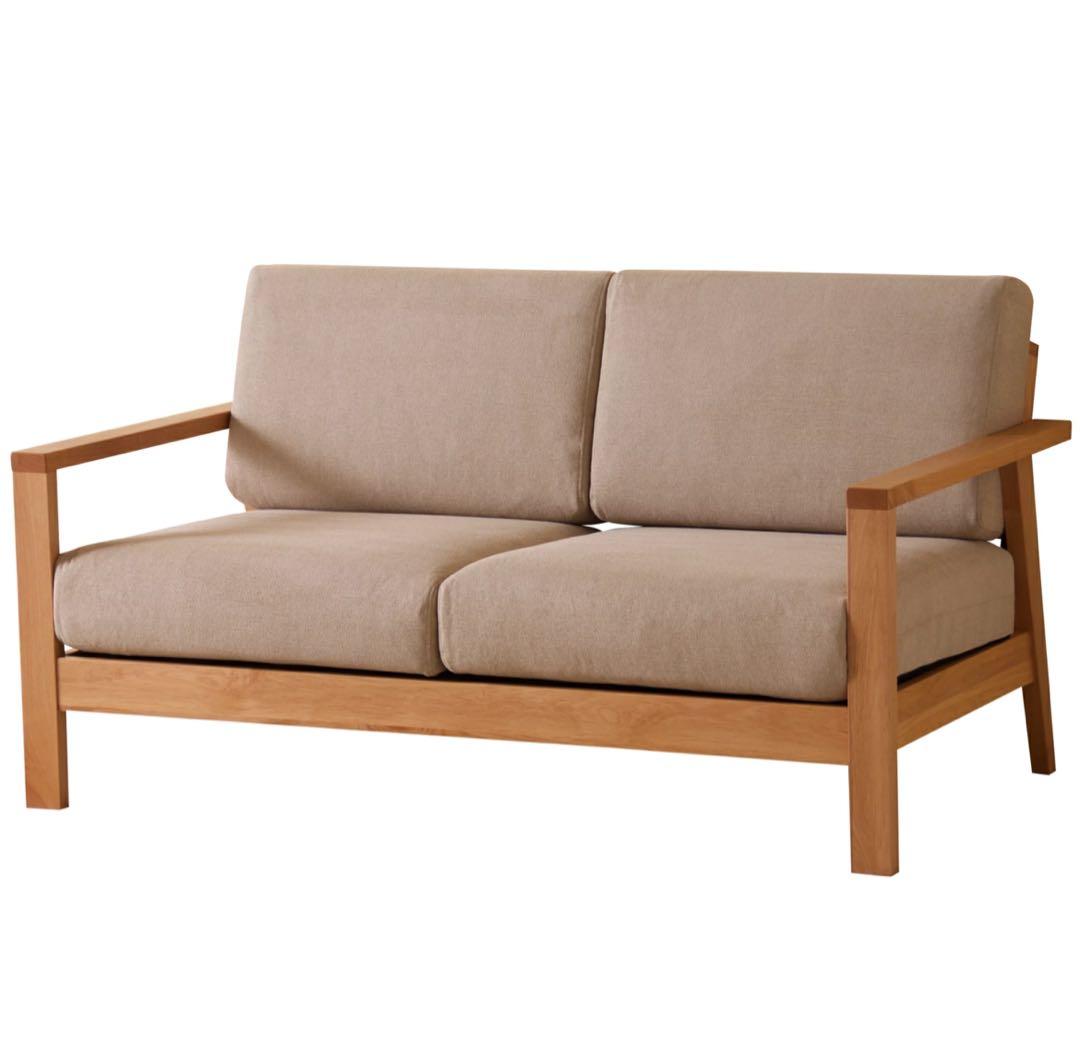 【3月27日まで！】 kurera クレラ 2人掛けソファ ベージュ