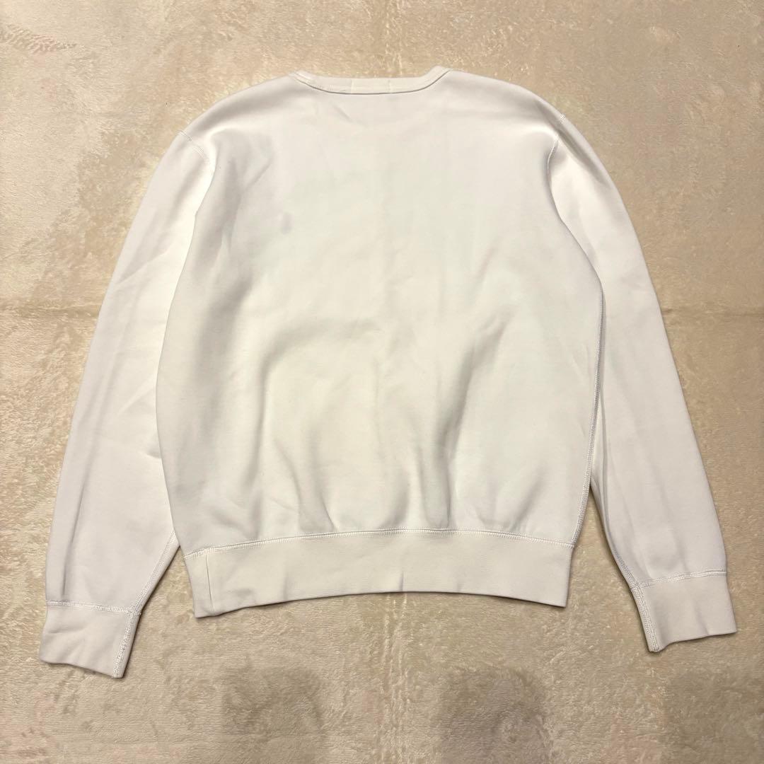極美品✳︎ポロラルフローレン現行タグ定番大人気スウェットトレーナーホワイト白正規品