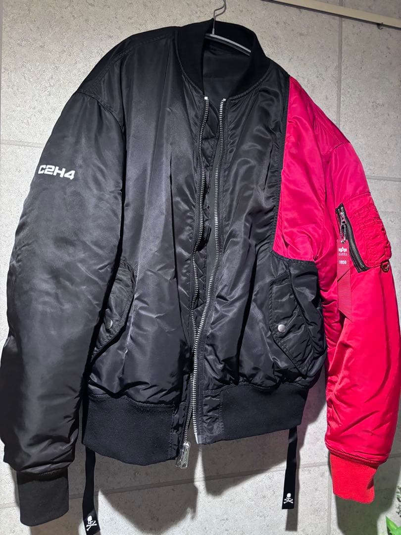 マスターマインド　C2H4 ALPHA INDUSTRIES MA-1 M 赤