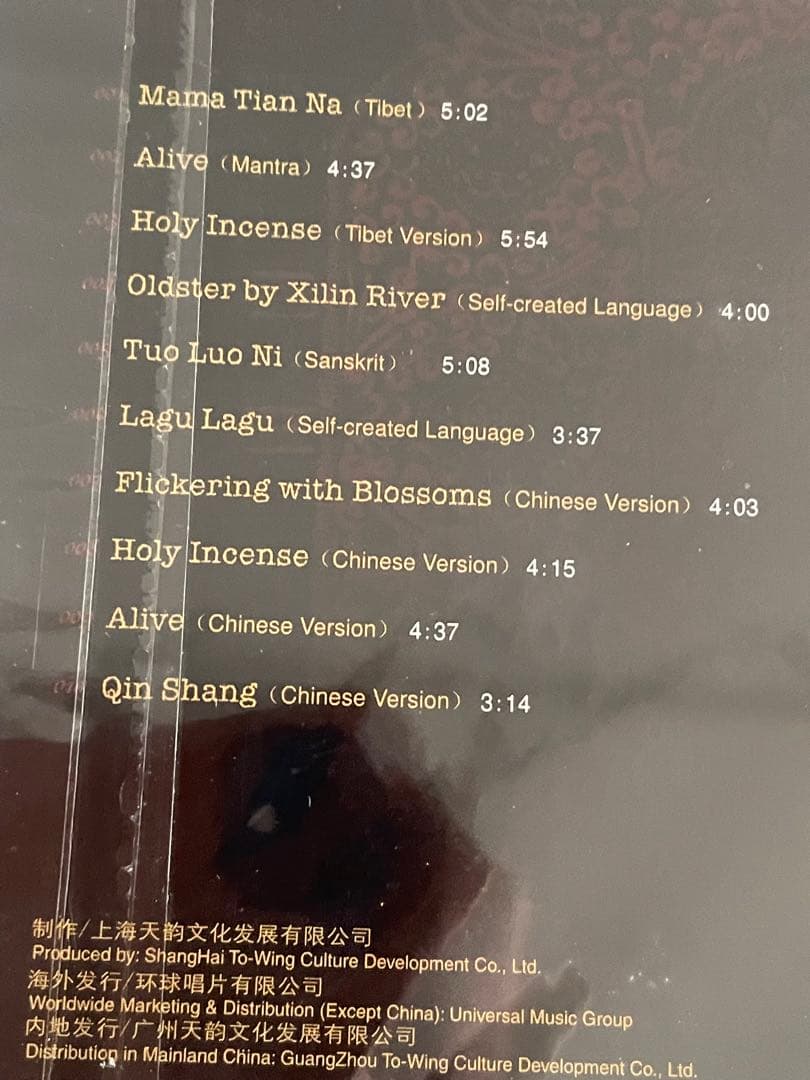 サー・ディン・ディン Sa Dingding アライブ alive 日本盤未開封