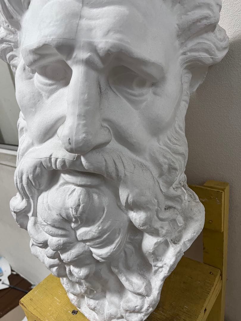 石膏像 チグリス大顔面