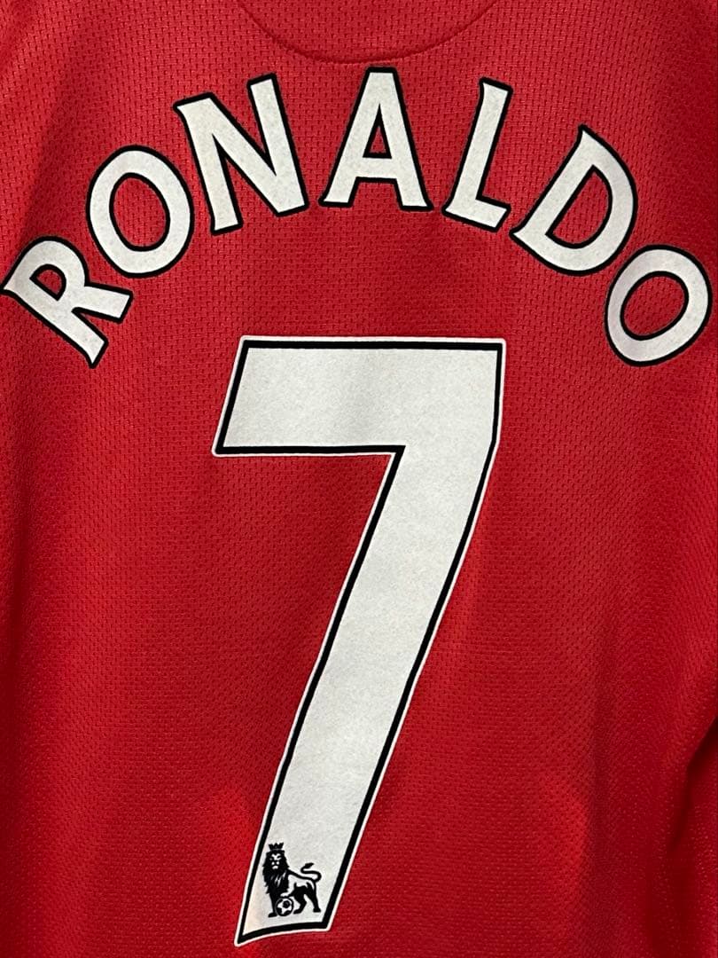 【ロナウド#7】マンチェスターU 07/08 Mサイズ マーキングフロッキー素材