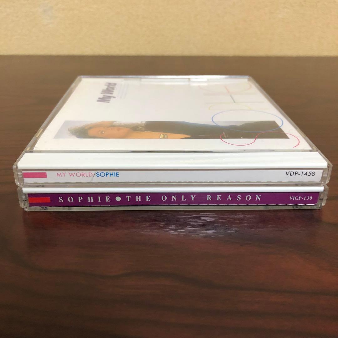 CD☆2枚／SOPHIE／ソフィー／マイ・ワールド／オンリー・リーズン／帯あり