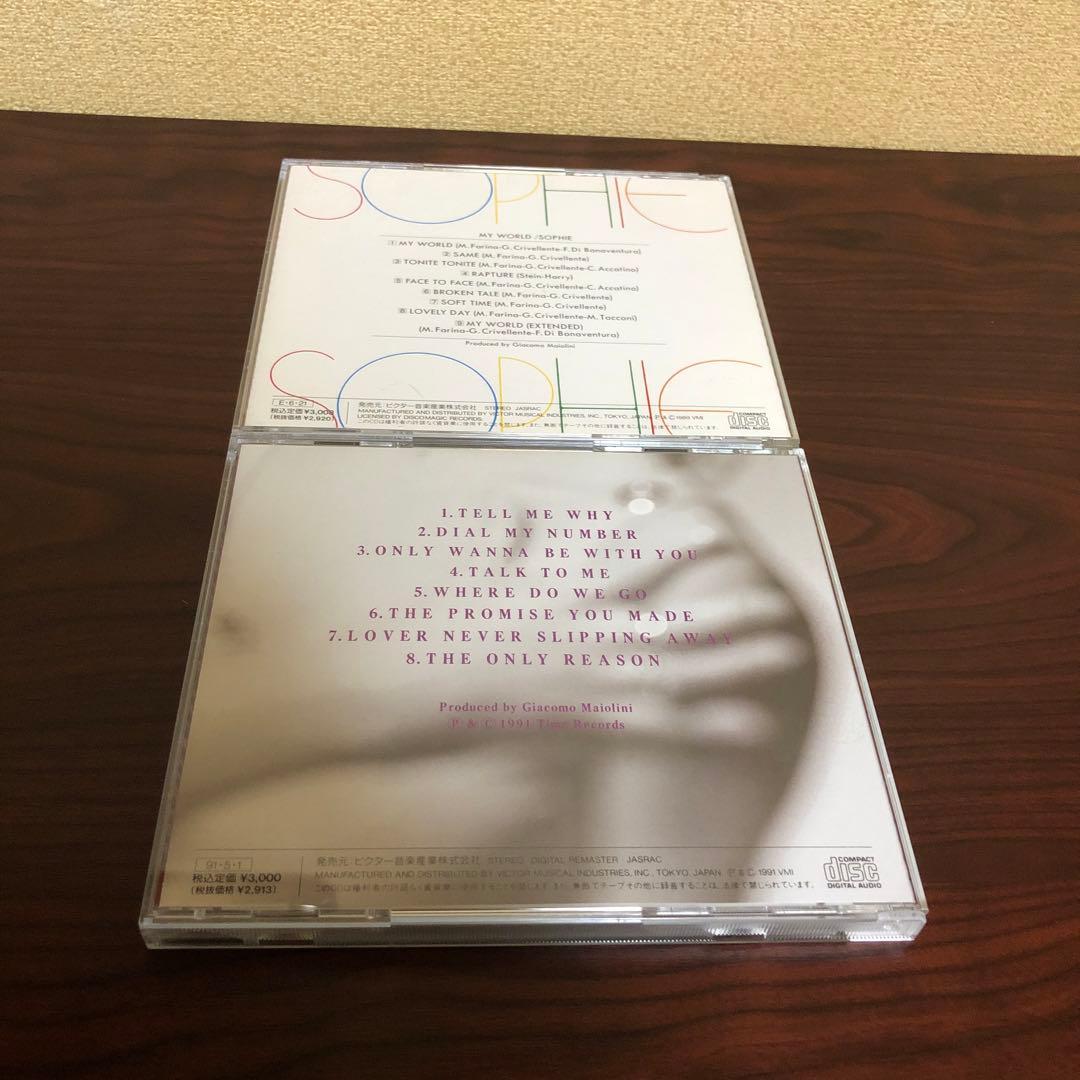 CD☆2枚／SOPHIE／ソフィー／マイ・ワールド／オンリー・リーズン／帯あり