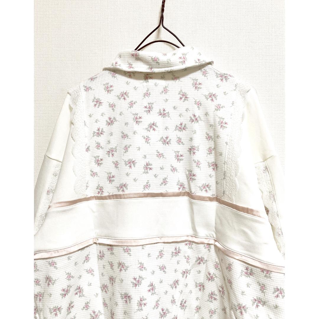 merry jenny 新品 ピンク floralコンビトラックジャケット