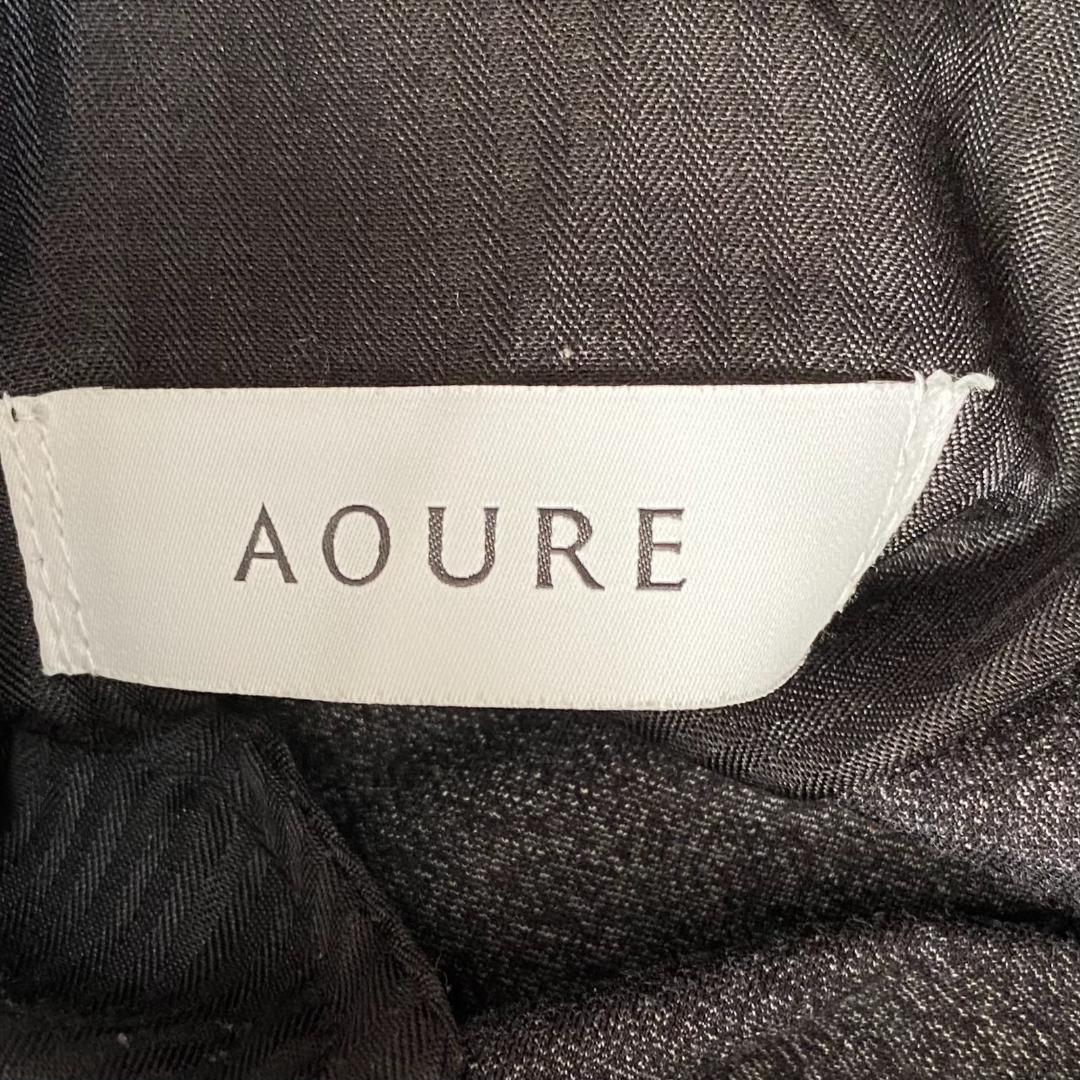 AOURE アウール 美品 マルペンサ センタープリーツ スラックス サイズM