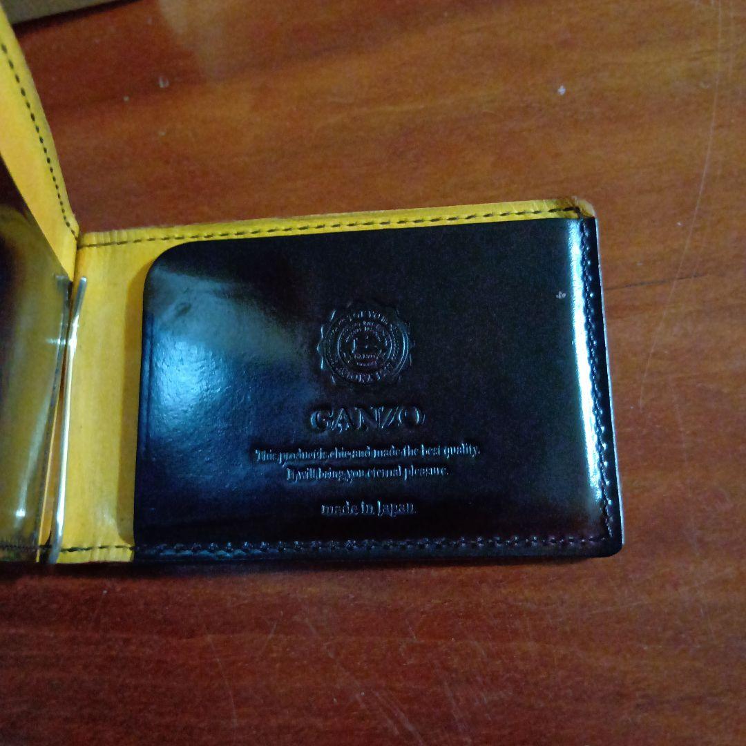 ム*ウ様 GANZO　Shell Cordovan 2　マネークリップ　バーガン