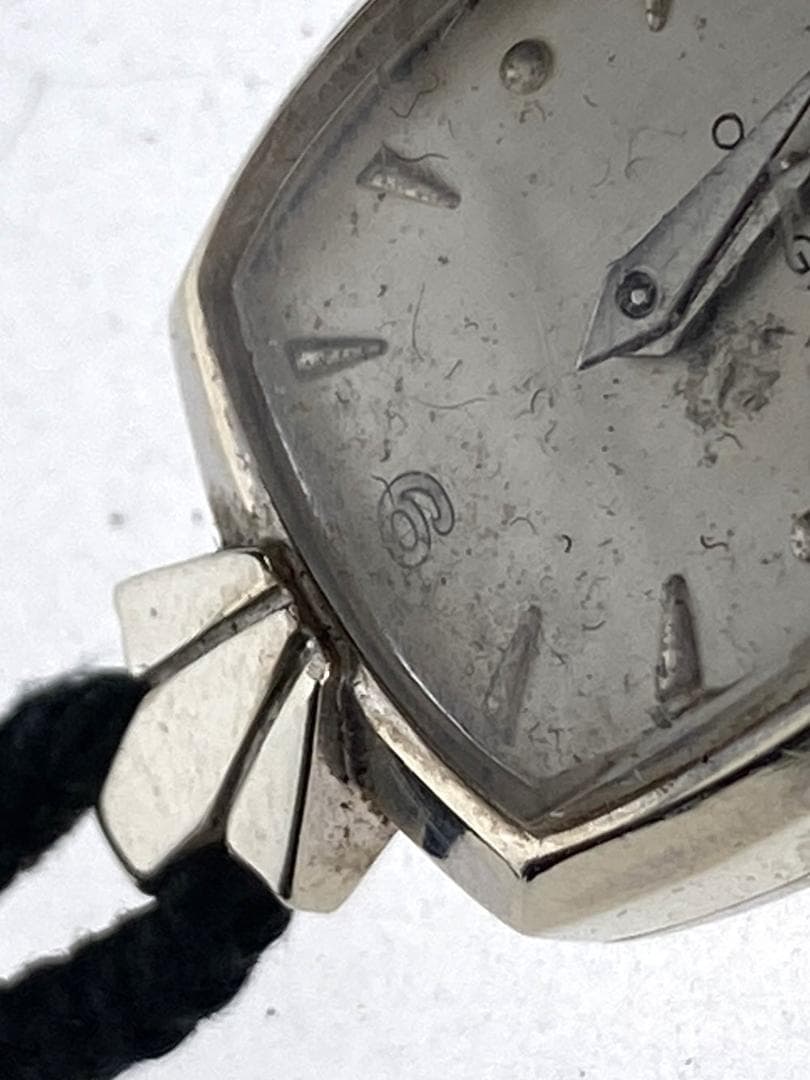 ◆OMEGA オメガ K14WG レディース レクタン 腕時計 09165