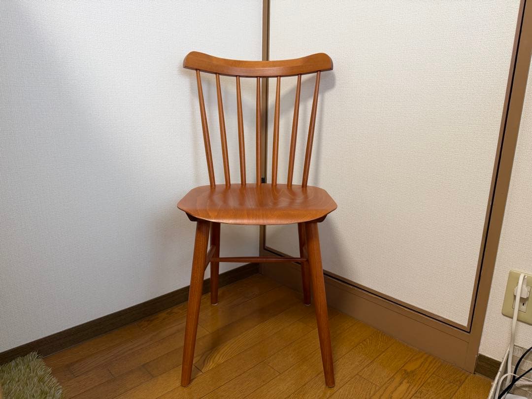 廃盤 TON ダイニングチェア unico 木製 北欧テイスト 椅子　２脚セット