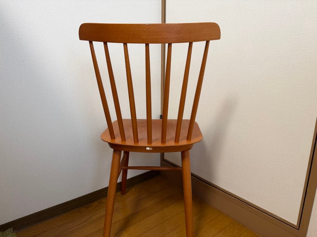 廃盤 TON ダイニングチェア unico 木製 北欧テイスト 椅子　２脚セット