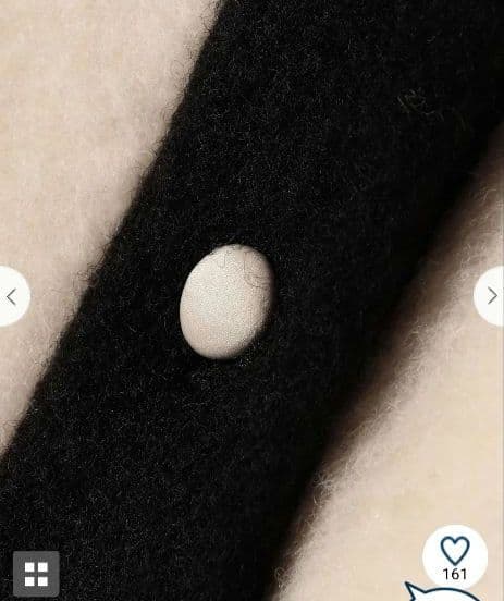 SHIPS any バイカラー クルーネック カーディガン ジャケット