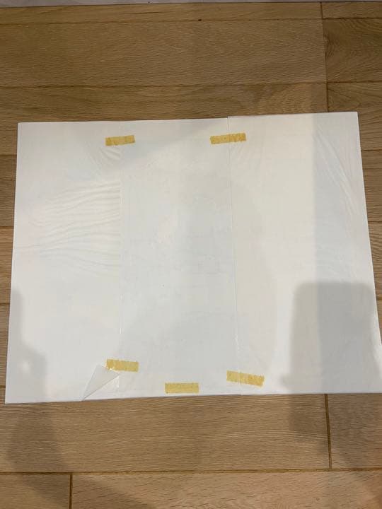 自刻限定版画作品〈漁港浅春〉