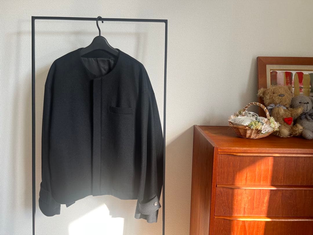 ジャケット・アウター stein 20aw NO COLLAR BELTED JACKET