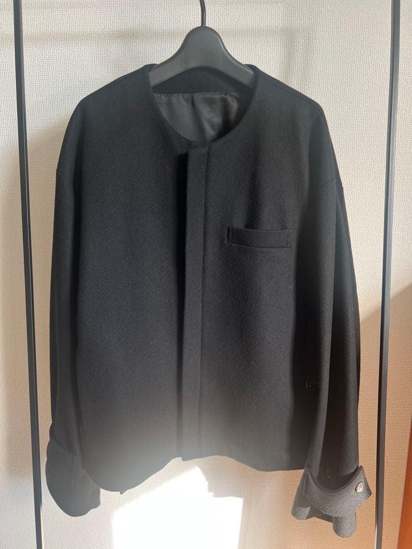 ジャケット・アウター stein 20aw NO COLLAR BELTED JACKET