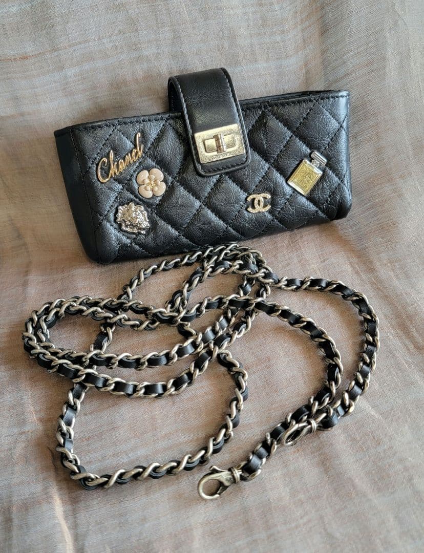 【みかん１個様】未使用 CHANEL マトラッセ ミニチェーンショルダーバッグ