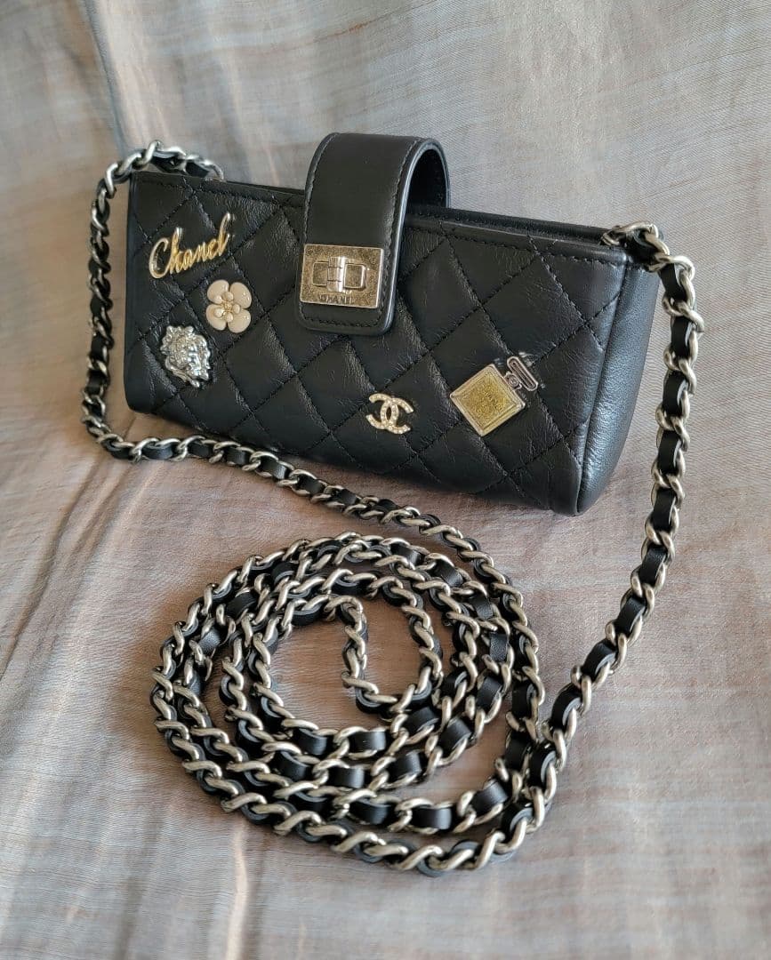 【みかん１個様】未使用 CHANEL マトラッセ ミニチェーンショルダーバッグ