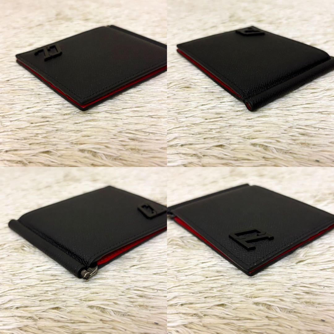 現行【新品同様】クリスチャンルブタン マネークリップ Groovy ブラック