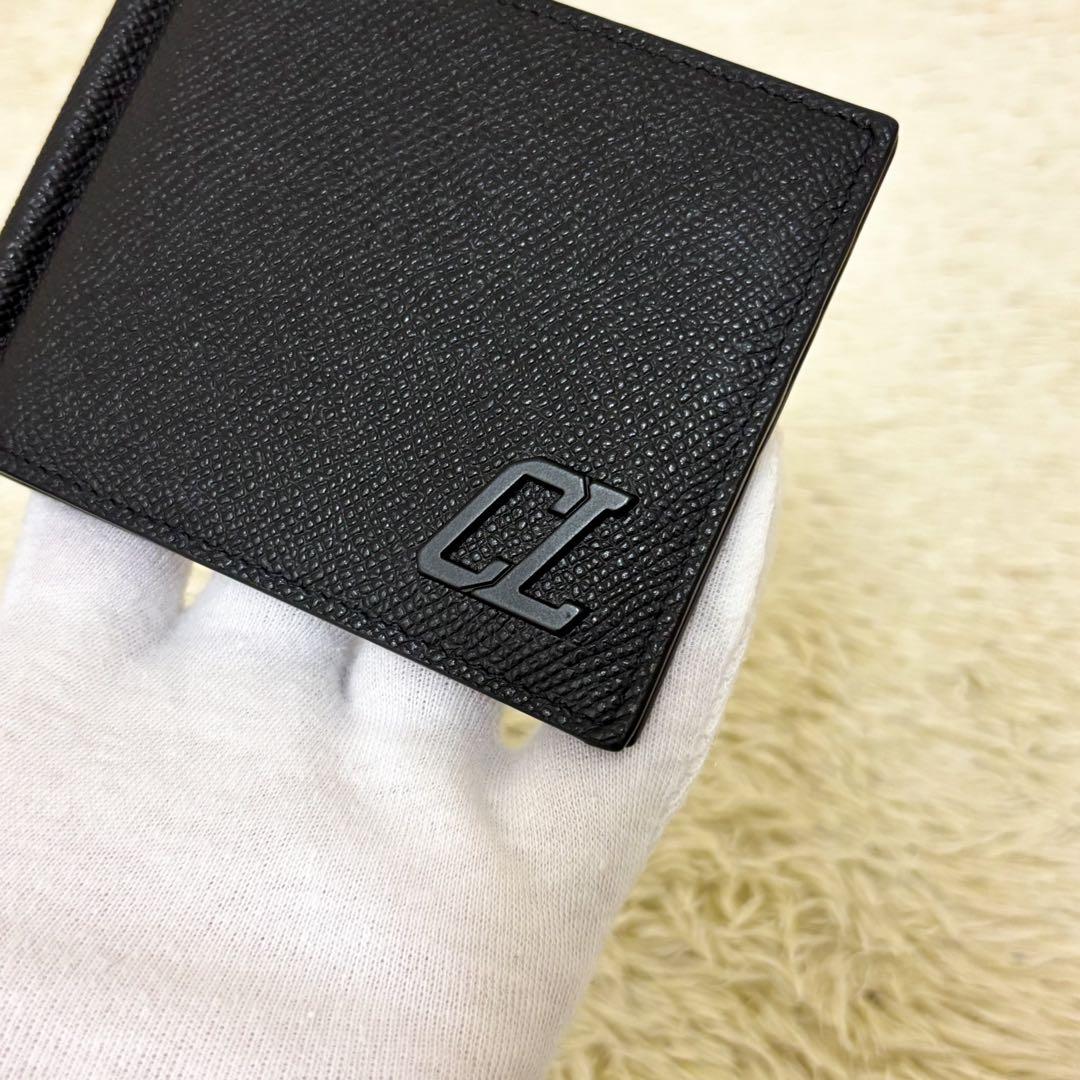 現行【新品同様】クリスチャンルブタン マネークリップ Groovy ブラック