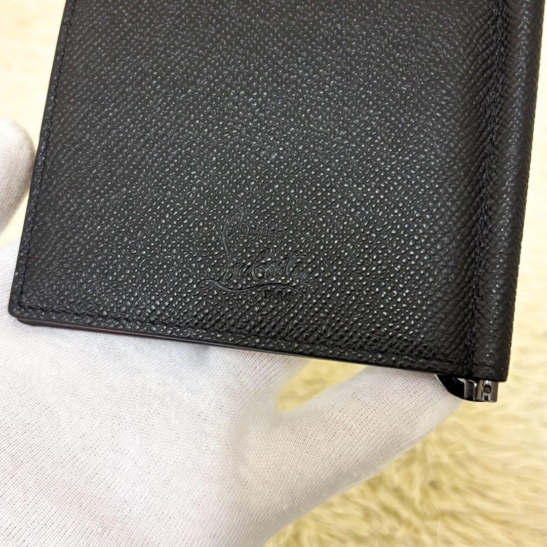現行【新品同様】クリスチャンルブタン マネークリップ Groovy ブラック