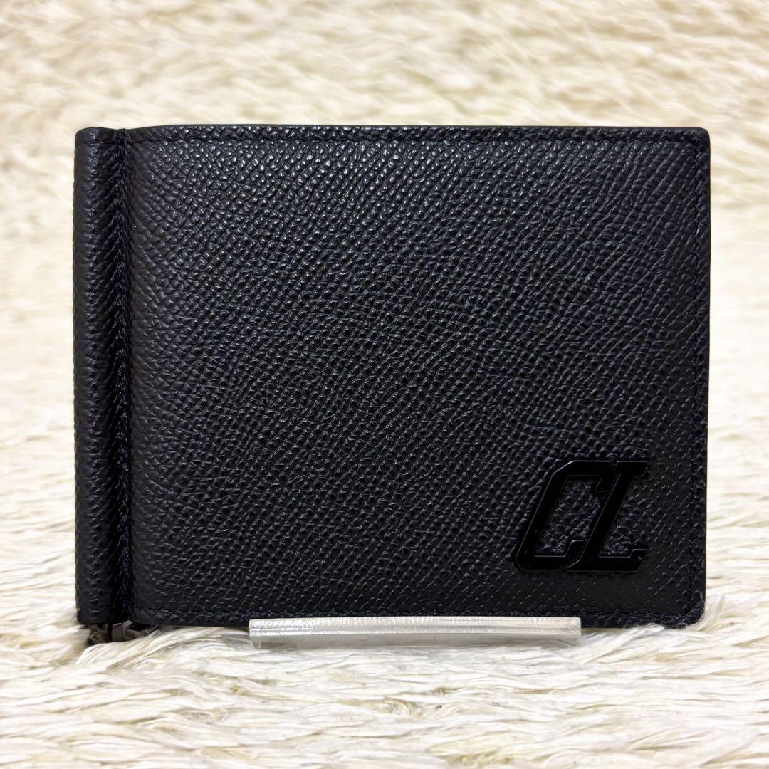 現行【新品同様】クリスチャンルブタン マネークリップ Groovy ブラック