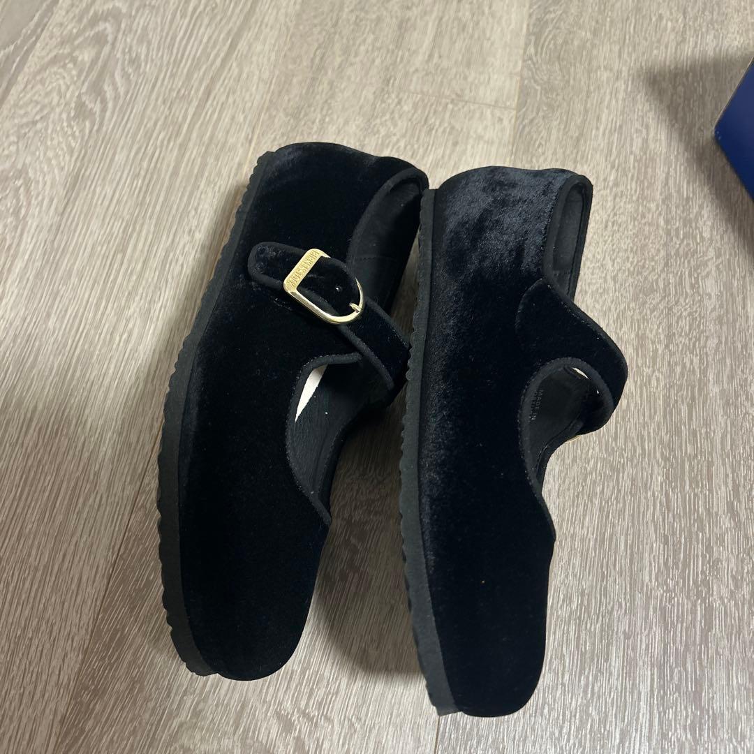 BIRKENSTOCK santa clarita ブラック38(24.5cm)