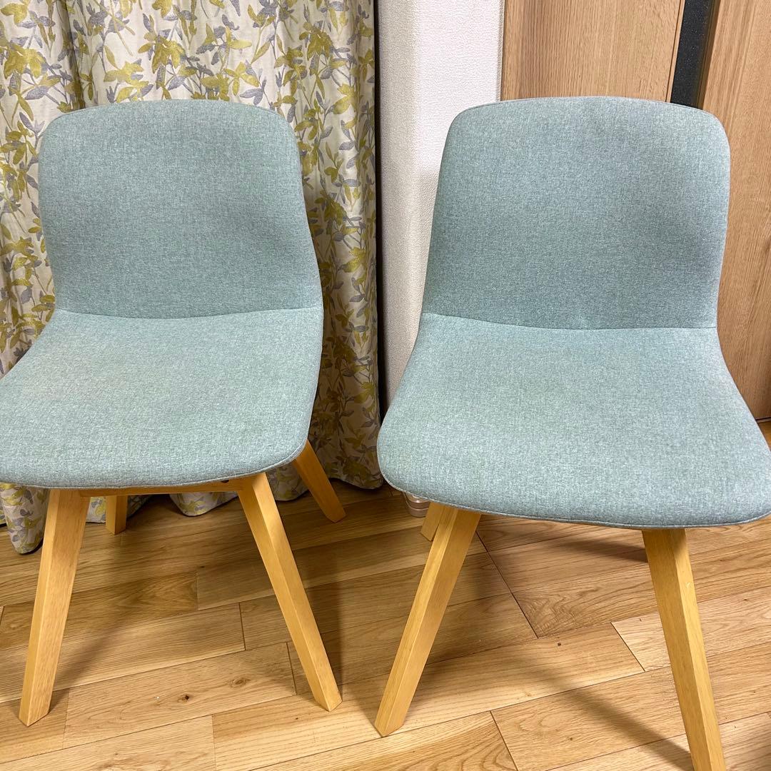 ダイニングチェア　回転椅子　ニトリ　サンデー　2個セット