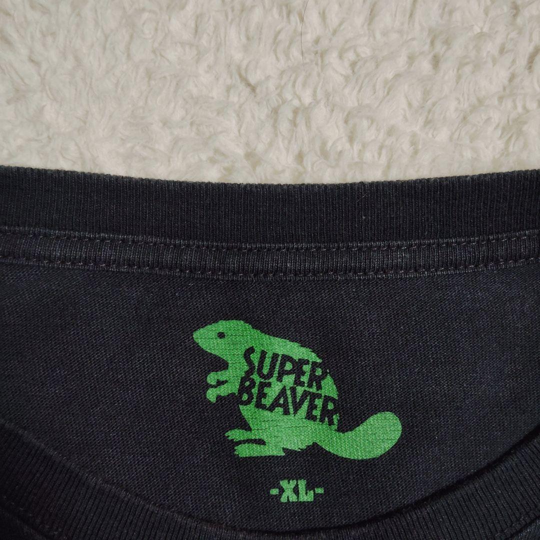 バンドT スーパービーバー　ロンＴ　黒　希少xl　超海狸