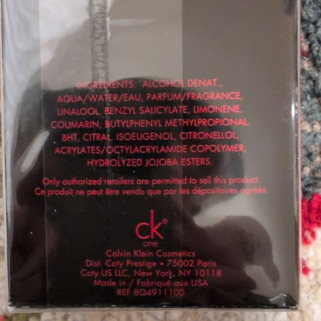 香水(男性用) ck one REDEDITON for him 100ml