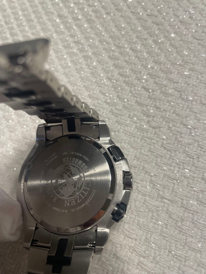 お値下げ美品CITIZEN AT0710-5 100m防水タキメーター付属品あり