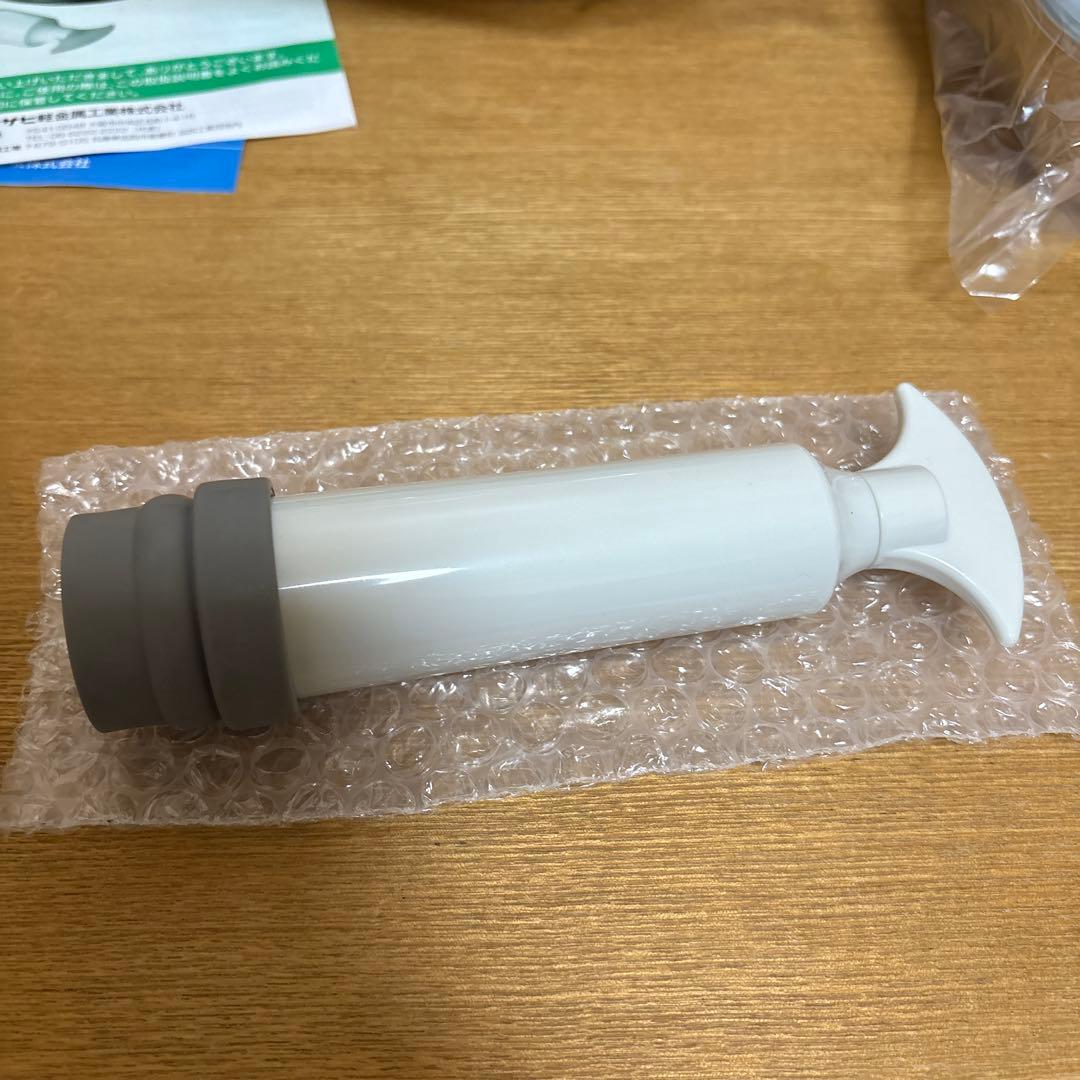 アサヒ軽金属　真空サラダボウル　真空フレッシュボックスS、M　ポンプ付き