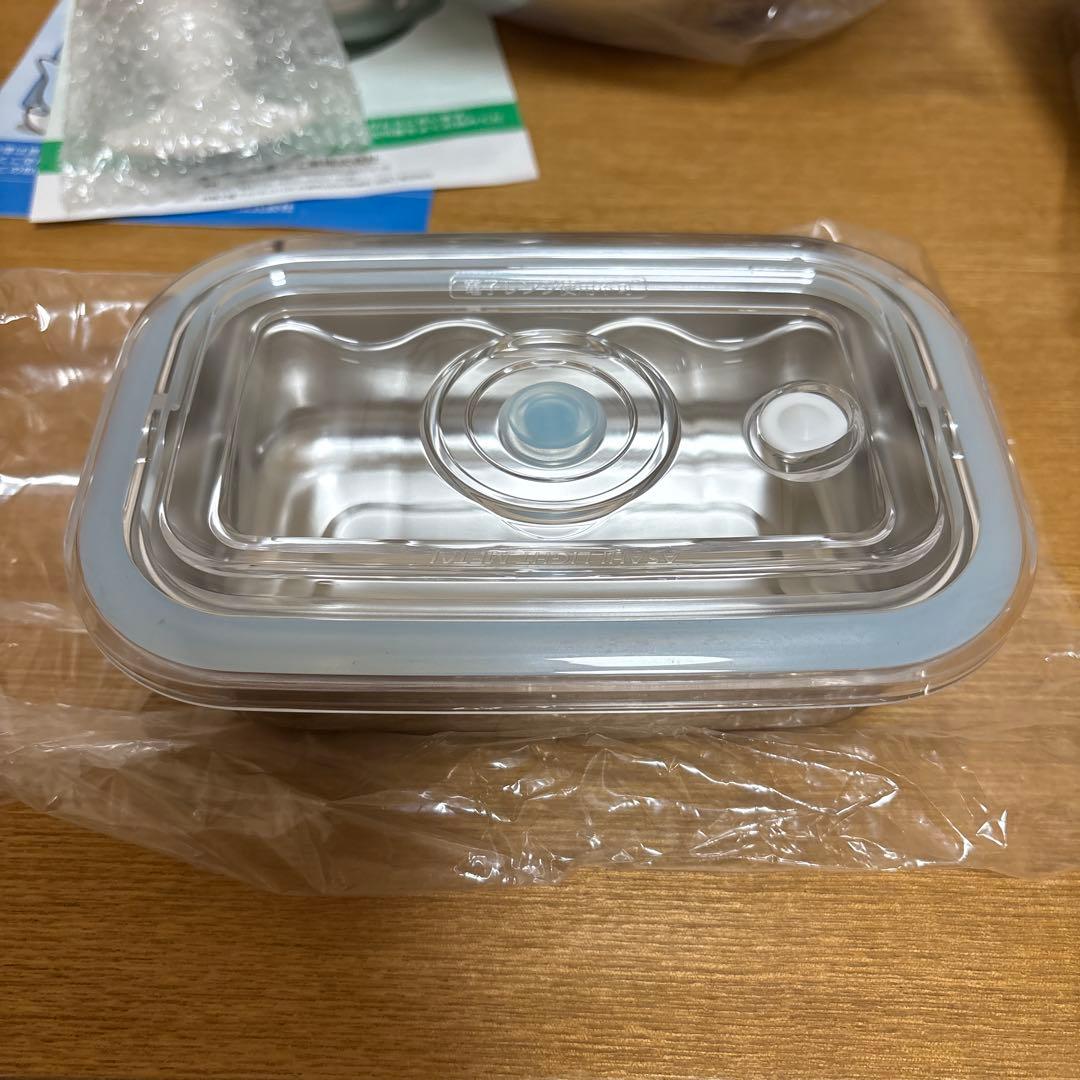 アサヒ軽金属　真空サラダボウル　真空フレッシュボックスS、M　ポンプ付き