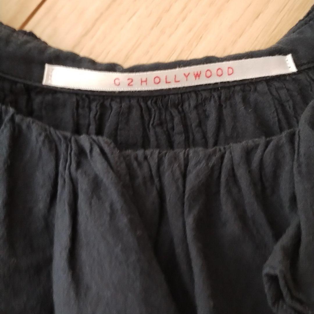 ゴートゥーハリウッド　シーチングフリルブラウス