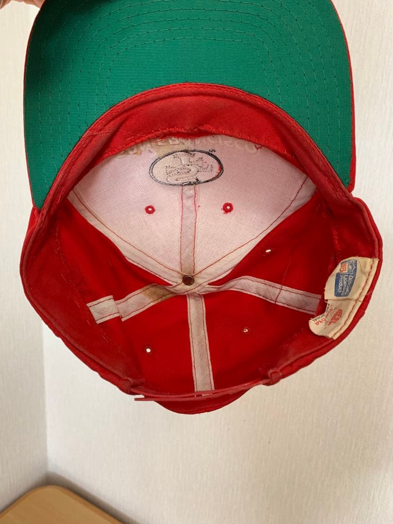 サンフランシスコ49ers キャップ 赤　NFL ビンテージ　古着　アメフト