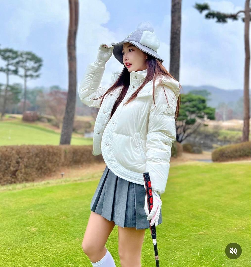 新品未使用 ゴルフ セントアンドリュース レディース ダウン ジャケット 長袖