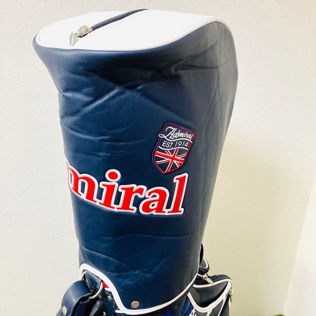 アドミラル キャディバッグ ユニオンジャック 風デザイン カート式 メンズ 国旗